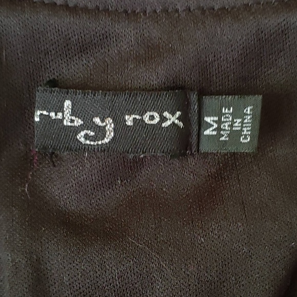 Ruby Rox Black Shrug/Jacket - Picture 3 of 4